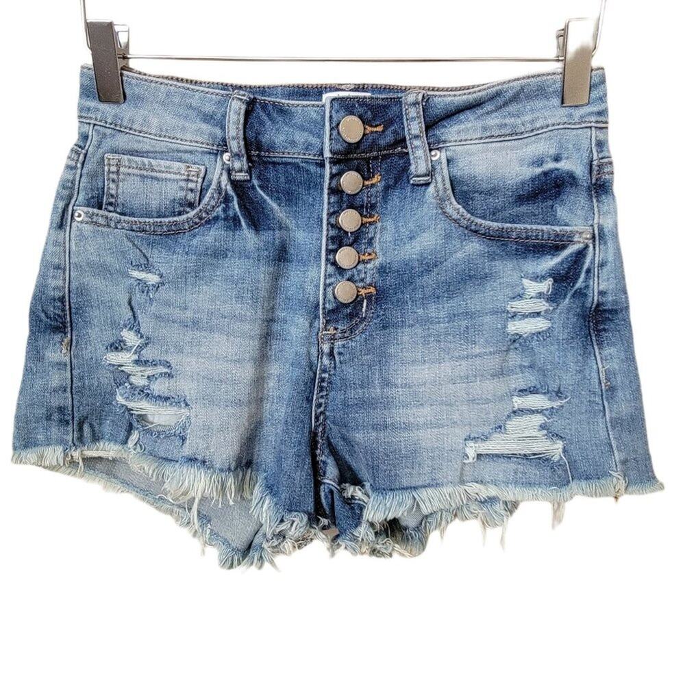 Special A Distressed Cut Off Denim Jean Shorts